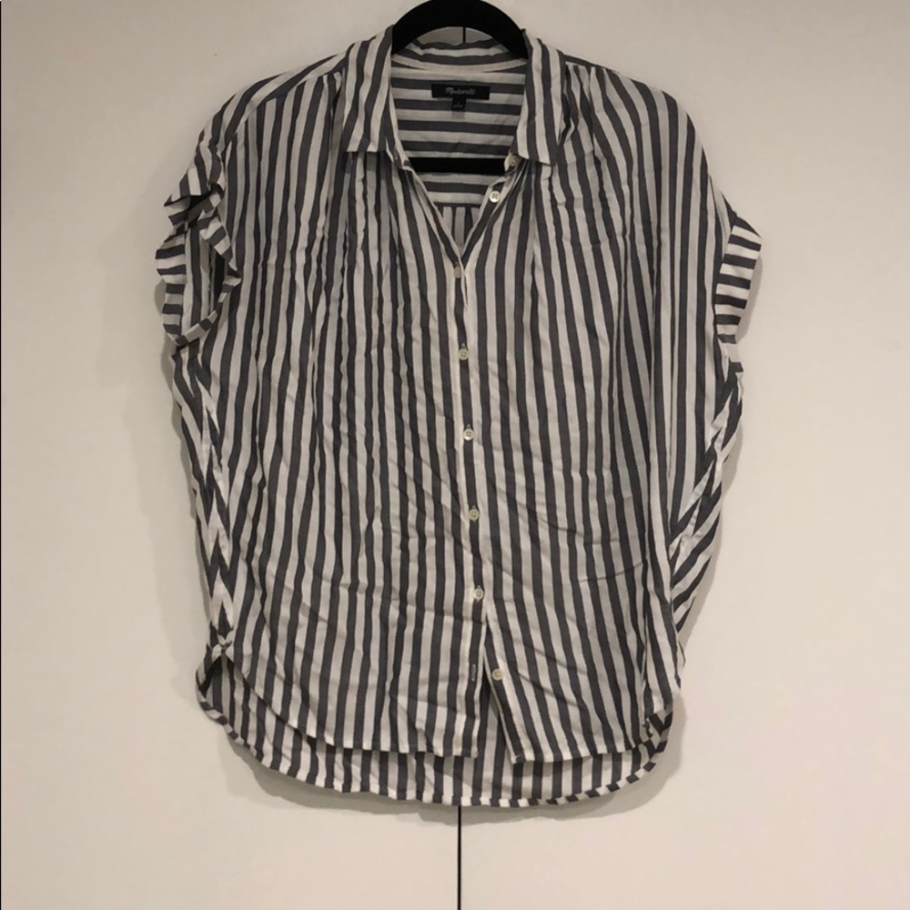Madewell striped courier shirt